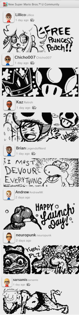 Illustration for article titled The Best Things We've Found In the Wii U's Miiverse